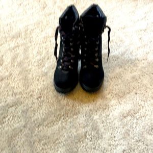 Black Combat Style Boots